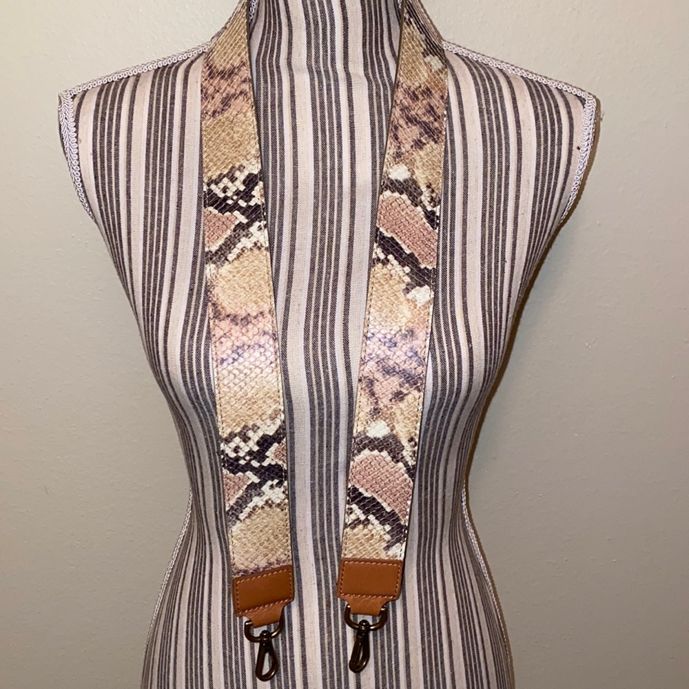 Madewell snakeskin shoulder strap ONLY